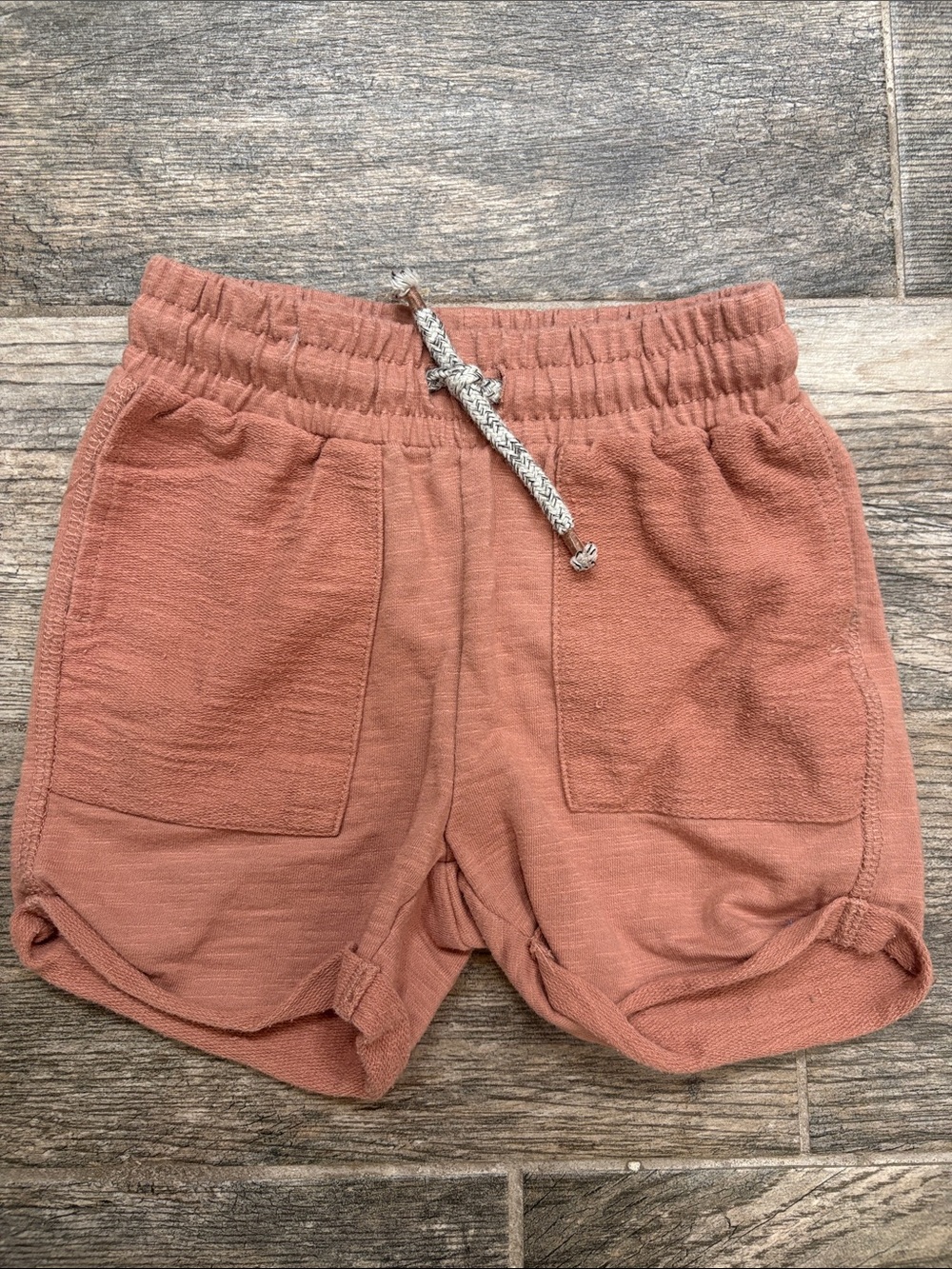 Cotton On Kids Rust Terry Pull-On Shorts Size 3